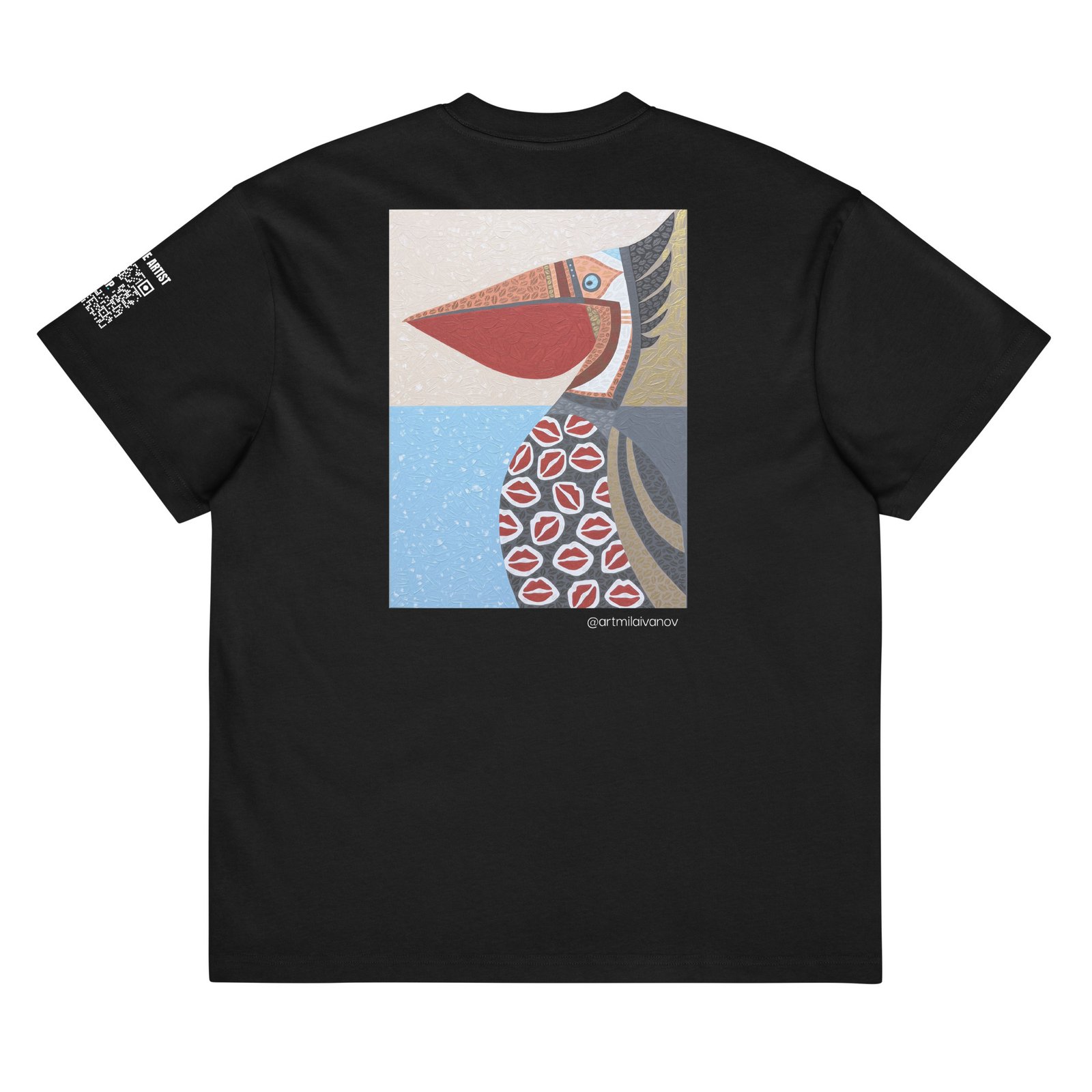 Corazón entre las alas.<br>Mila Ivanova.<br>Plot 00_Boxy-T-Shirt - Imagen 9