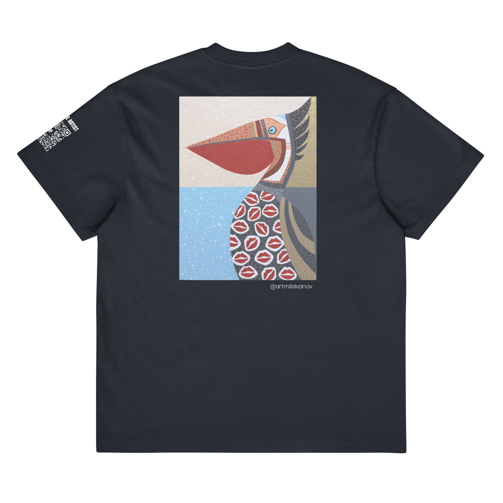Corazón entre las alas.<br>Mila Ivanova.<br>Plot 00_Boxy-T-Shirt - Imagen 11