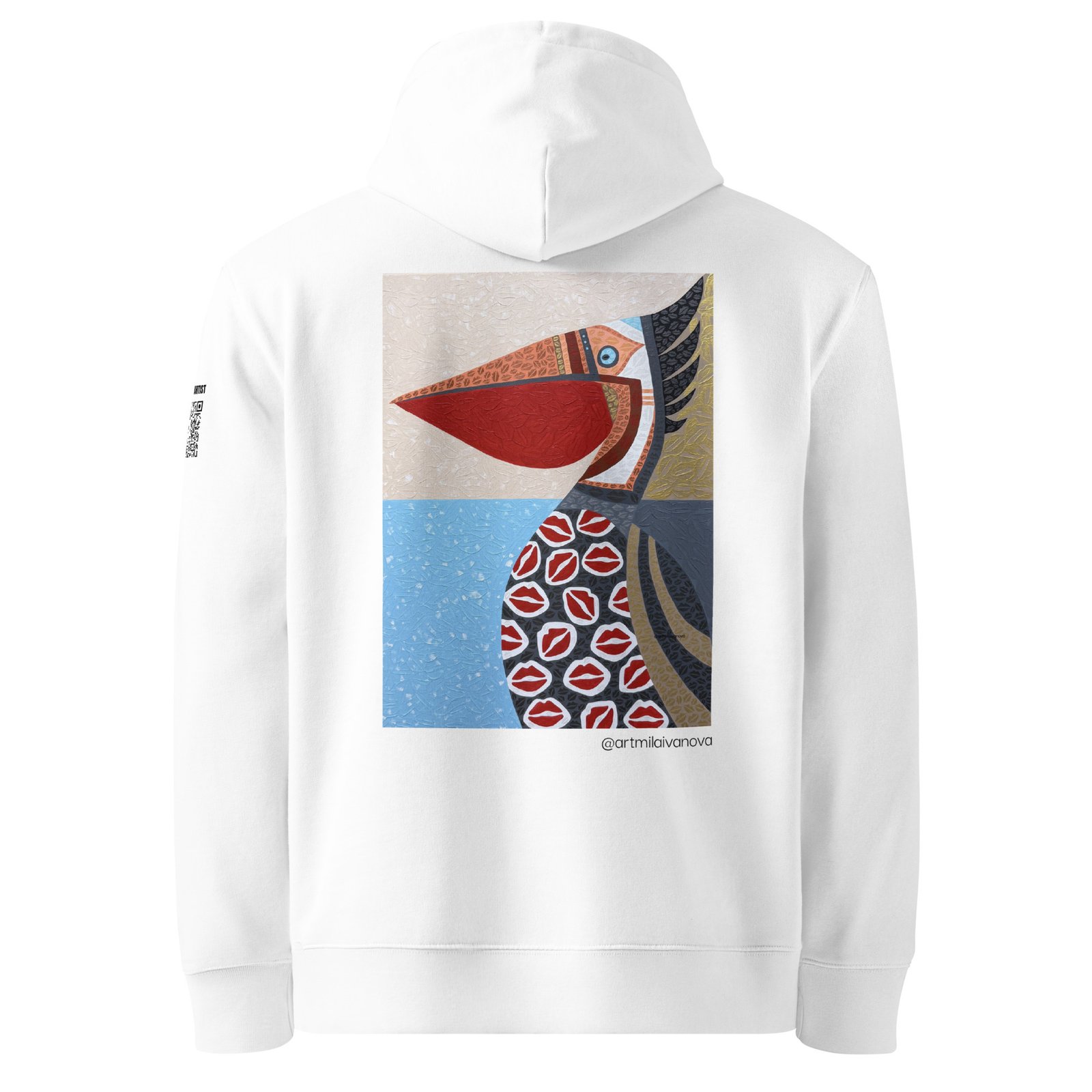 Corazón entre las alas.<br>Mila Ivanova.<br>Plot00_Hoodie_<br>Unisex