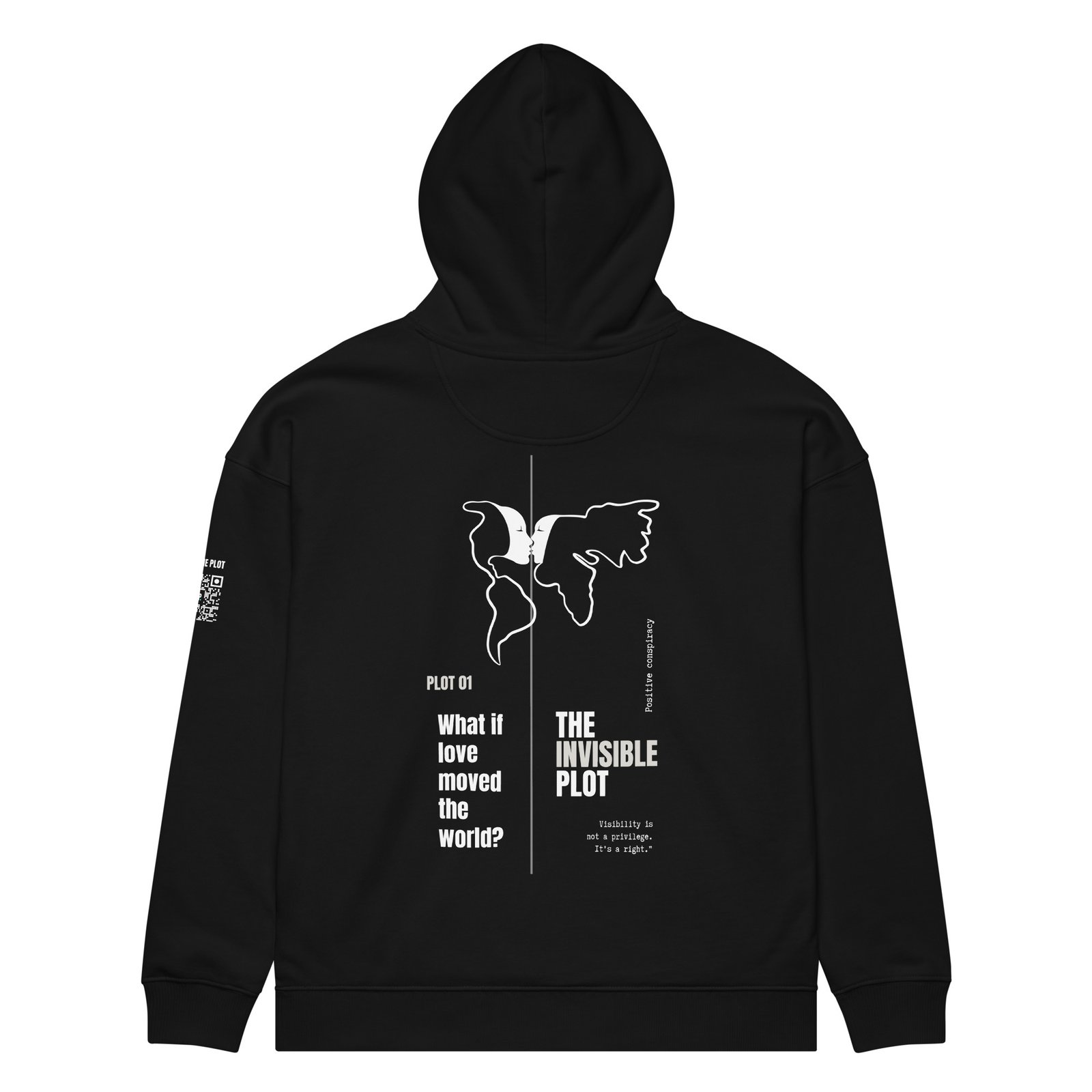 The Invisible Plot.<br>Plot00_Unisex organic<br>relaxed hoodie - Imagen 6