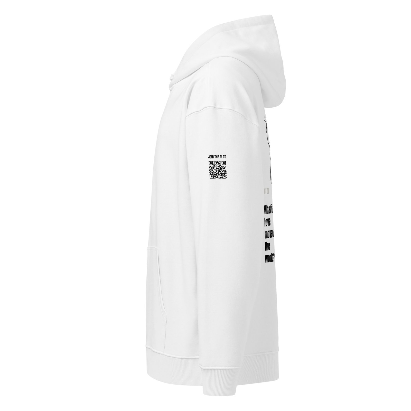 The Invisible Plot.<br>Plot00_Unisex organic<br>relaxed hoodie - Imagen 3