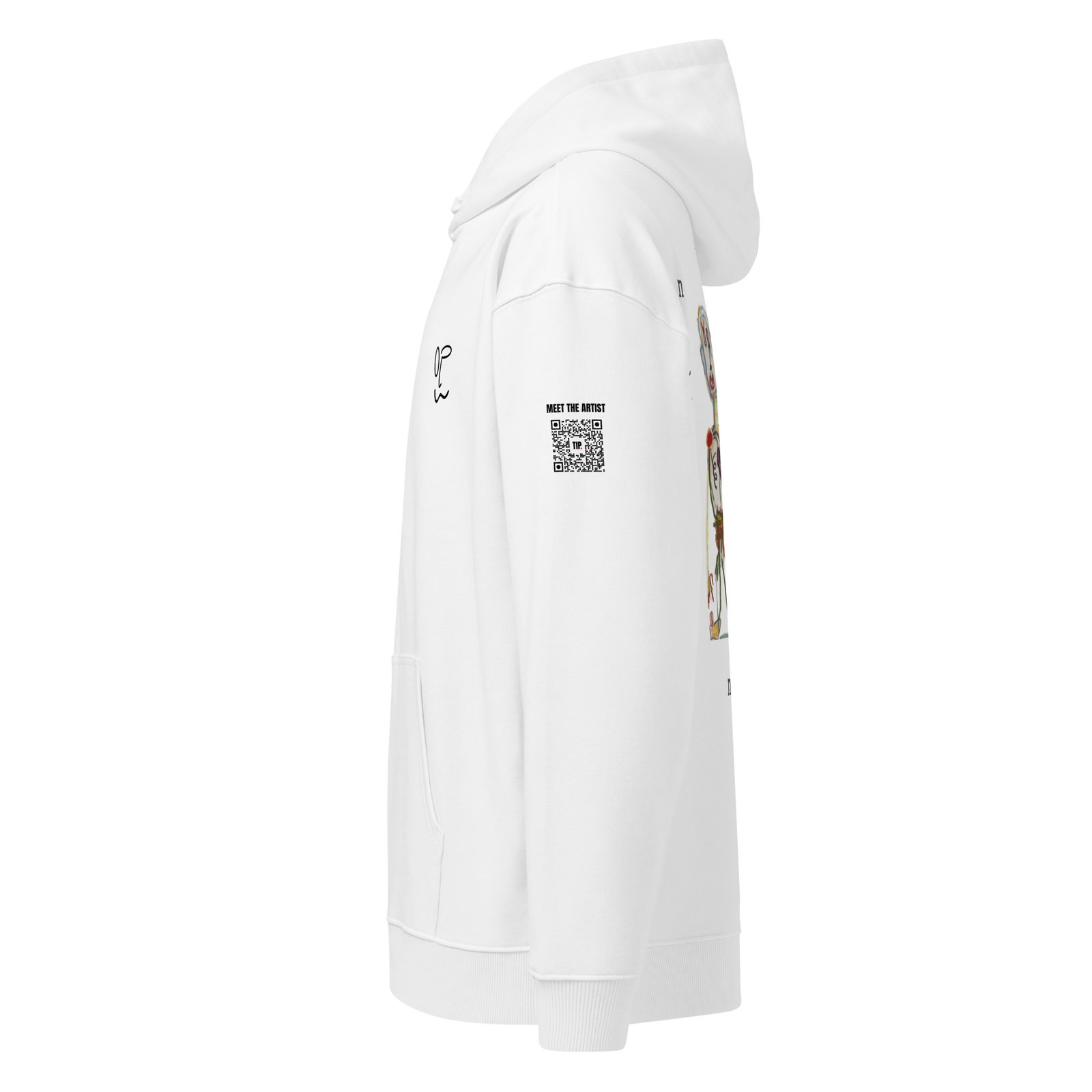 Roller.<br>Brian mc Carthy.<br>Plot00_Unisex organic<br> relaxed hoodie - Imagen 3