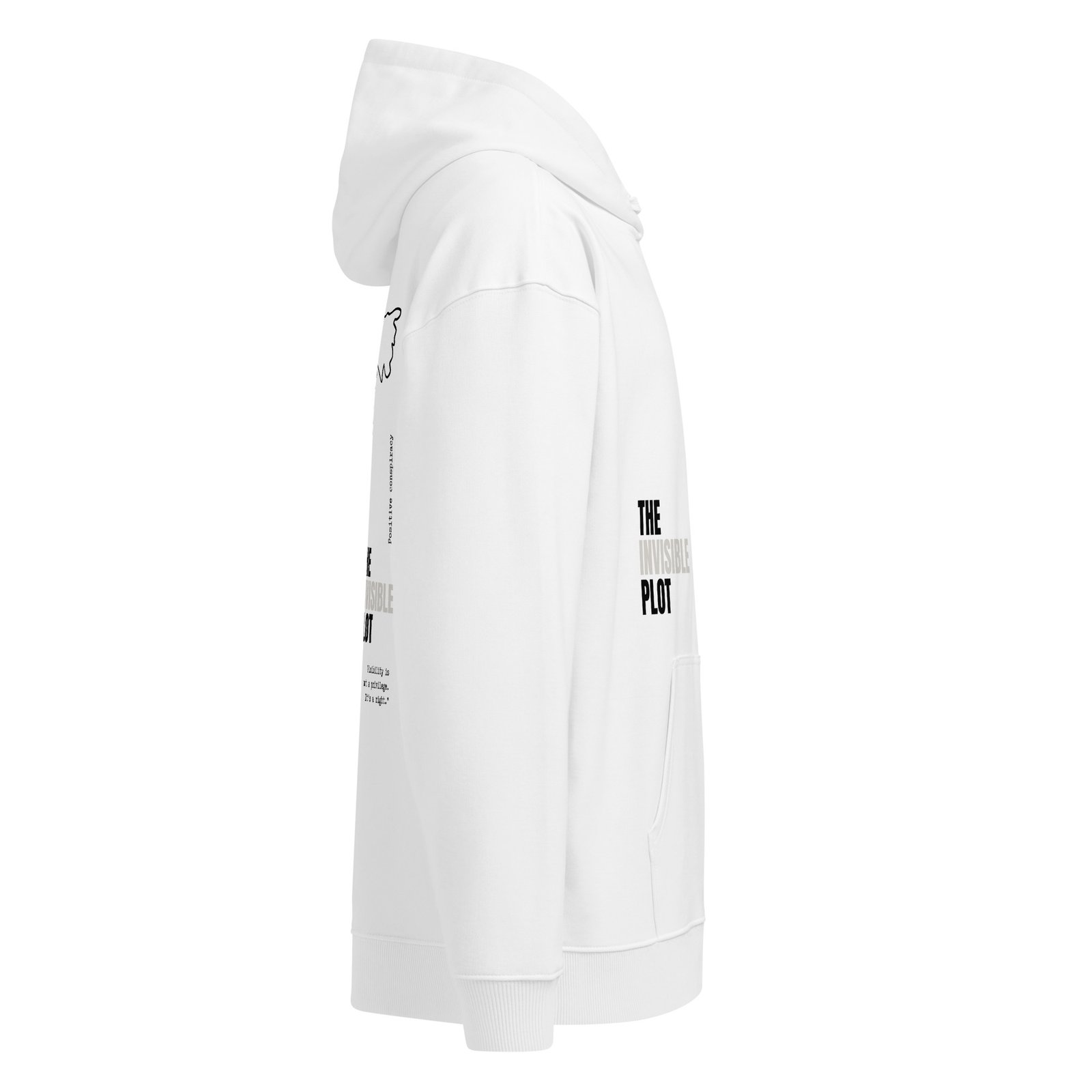 The Invisible Plot.<br>Plot00_Unisex organic<br>relaxed hoodie - Imagen 4