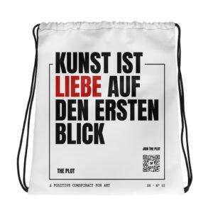 Kunst ist Liebe auf den ersten Blick | Drawstring Bag