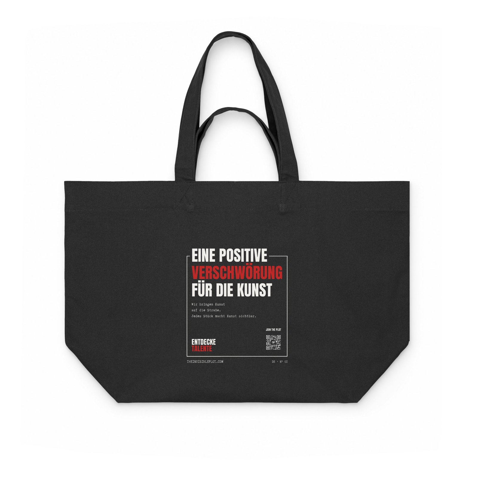 Mal 'ne bessere Welt | Shopping Bag – Black - Imagen 2