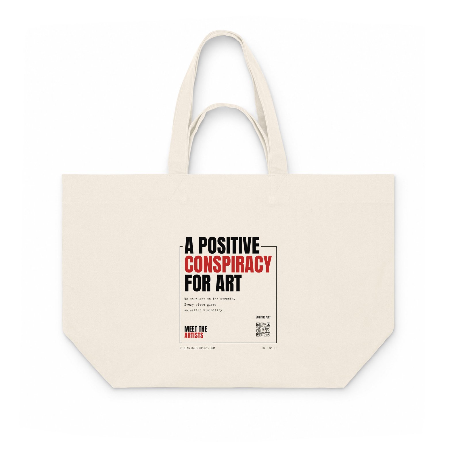 Every Heart Has Art in It | Shopping Bag – Natural - Imagen 2